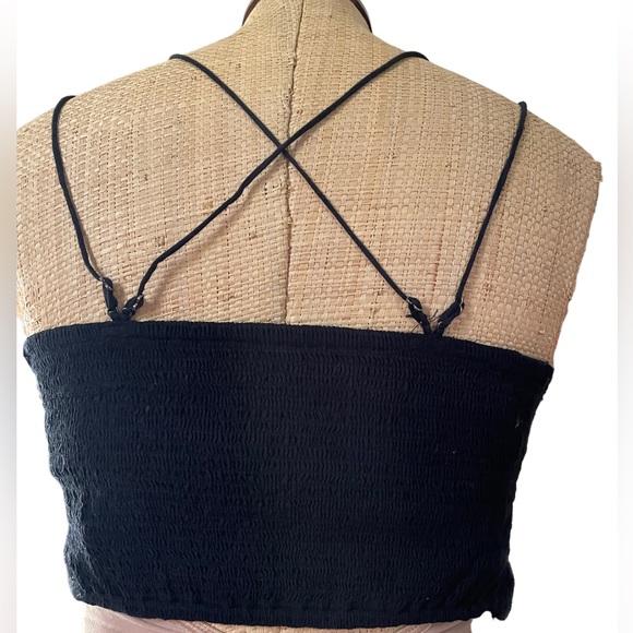 Free people lace bra top with adjustable straps. Elastic back. Size varies. - Picture 4 of 4